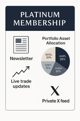 Platinum Membership (1,000 subscriber limit) ***GOING LIVE JANUARY 1st, 2026***